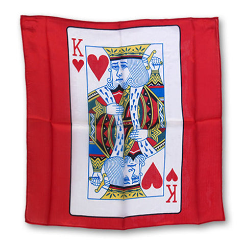 King of Hearts Silk - 18 inch - A Must Have for Gospel Magicians