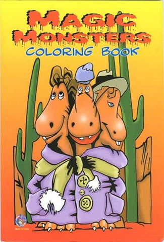 The Monster Coloring Book - with a routine about overcoming fear by Jack Hart